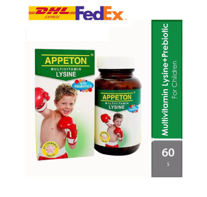 Appeton Multivitamin With Lysine Chewable Tablet 60's