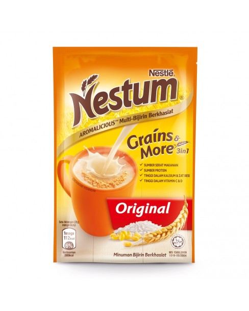 Nestle Nestum Grains & More 3 in 1 Original 28g x 14 Sachet