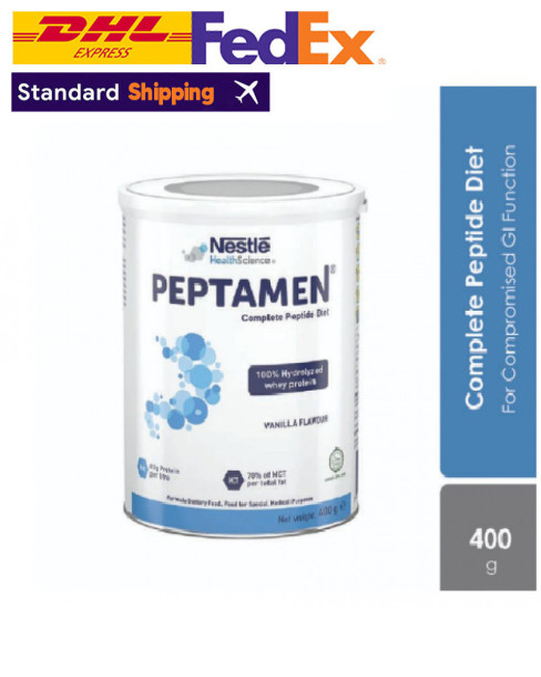 Nestle Peptamen Complete Peptide Diet Vanilla Flavour 400g 