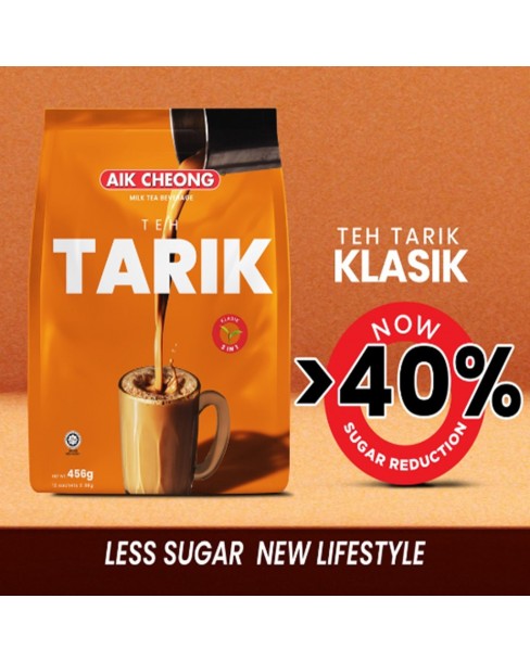 Aik Cheong 3 in 1 Classic Malaysian Milk Tea Instant Teh Tarik (12s x 38g)