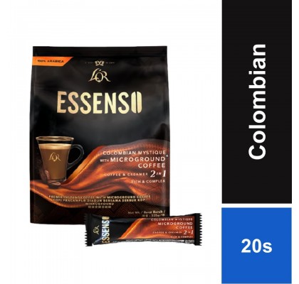 L'OR ESSENSO Colombian Mystique Origin with Microground Instant 3in1 Coffee 16g x 20s