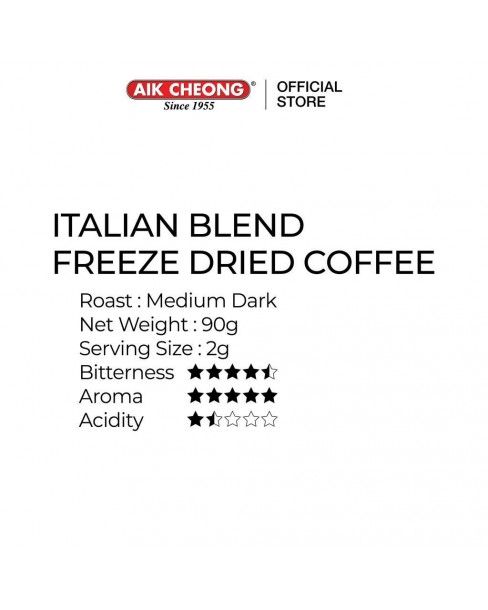 Aik Cheong Project CHNO Italian Blend Freeze Dried Coffee (90g)