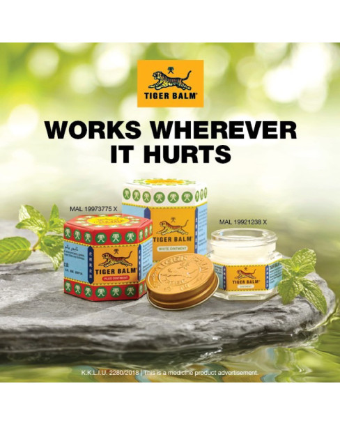 Tiger Balm Soft Oitment Relief of Minor Headaches due to Muscle