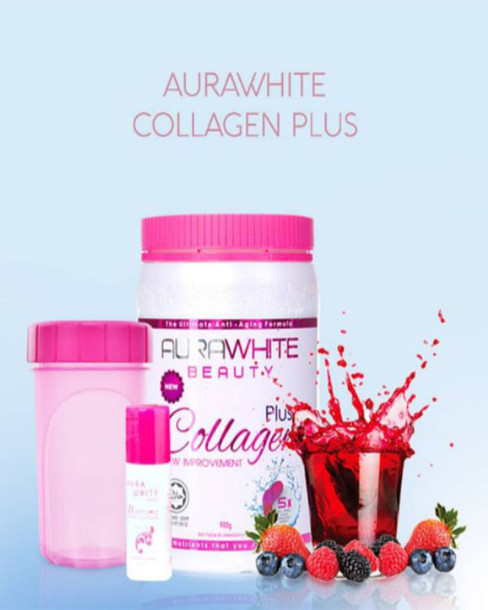 Aurawhite Beauty Collagen Plus Anti Aging Skin Whitening 