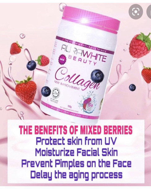 Aurawhite Beauty Collagen Plus Anti Aging Skin Whitening 