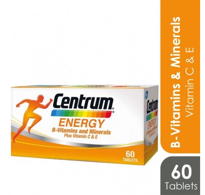 CENTRUM Energy Vitamin B and Minerals Plus Vitamin C & E 60's