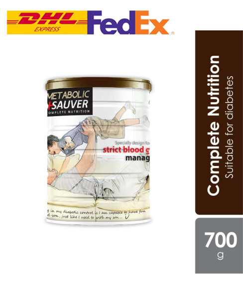 Metabolic Sauver Complete Nutrition Drink Diabetes Specific Formula  Vanilla 700g